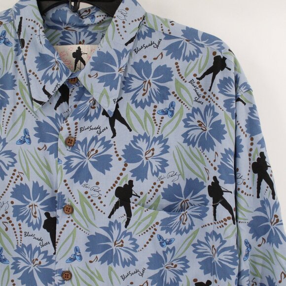 Vintage Reyn Spooner Hawaiian Shirt Men’s XL Elvis Presley Spun Rayon Button Up - Picture 3 of 11